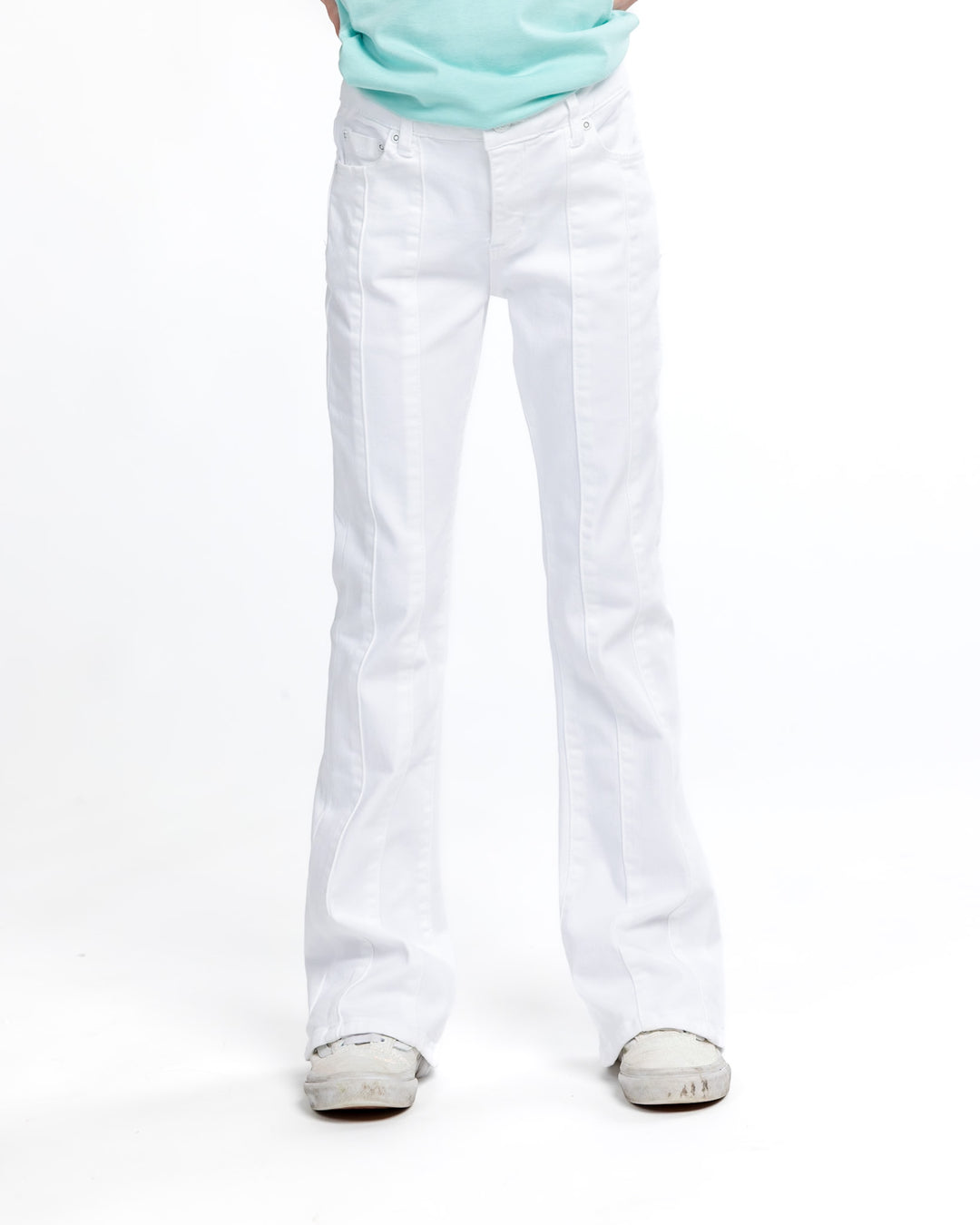 Girls Timeless White Denim Jeans