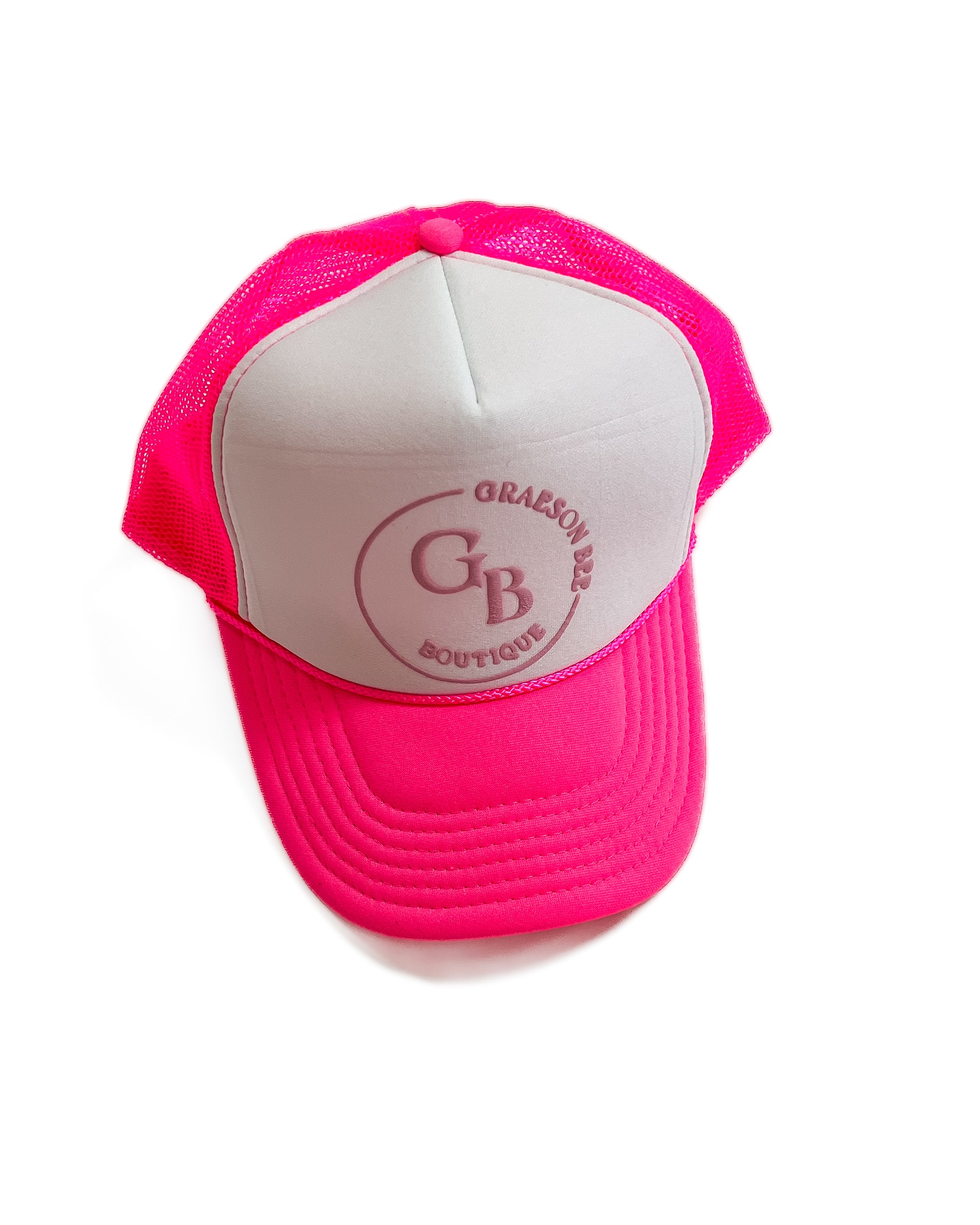 Hot Pink Graeson Bee Logo Hat Graeson Bee Boutique