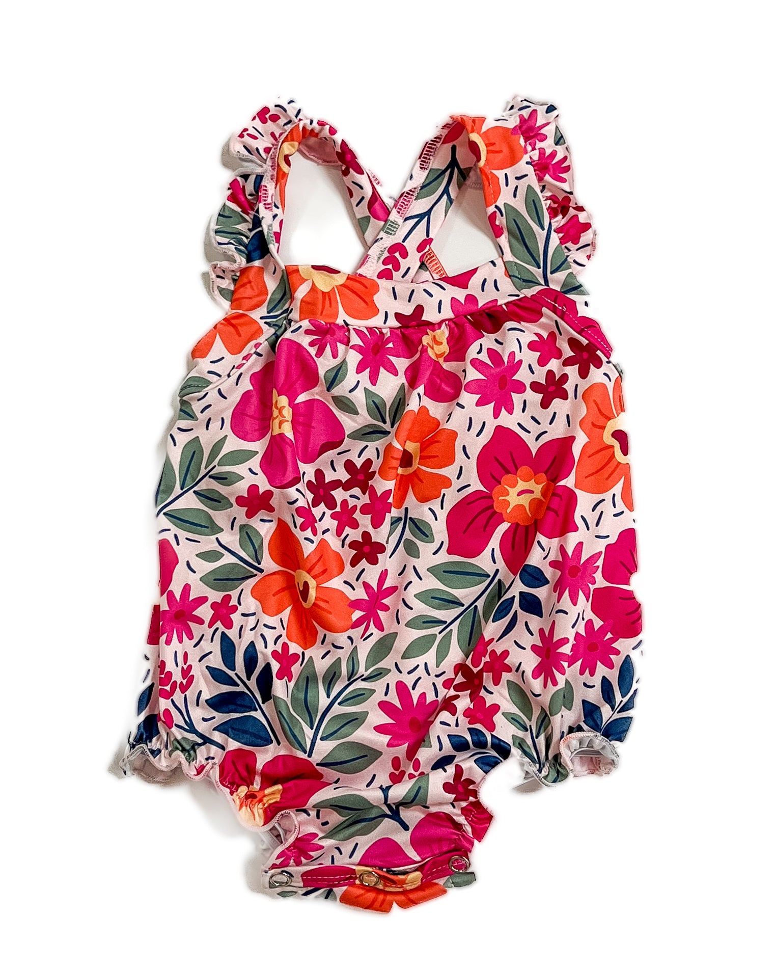 Garden Party Ruffle Romper Graeson Bee Boutique