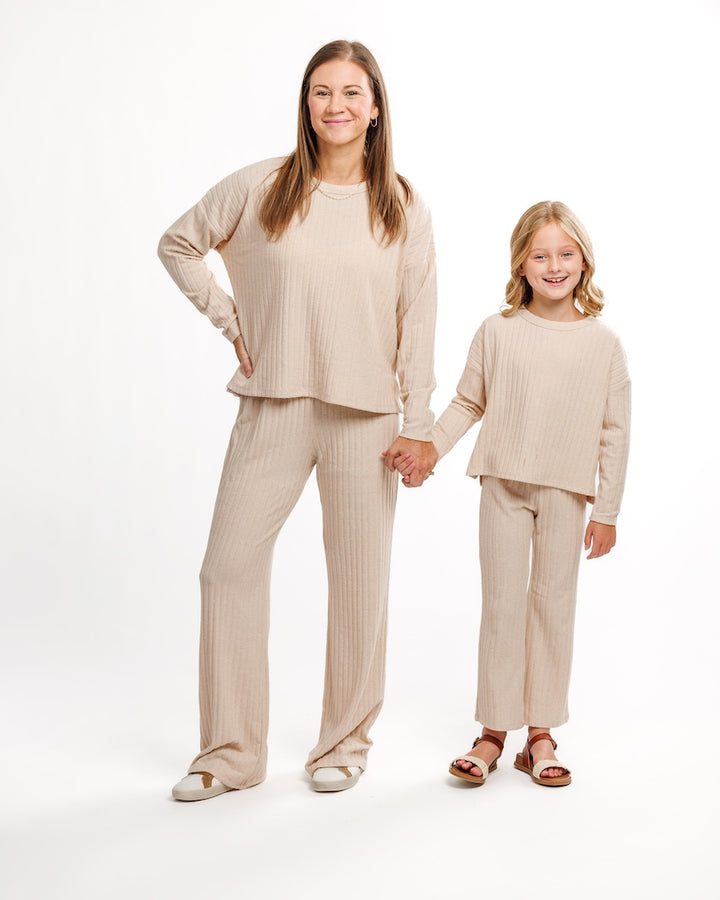 Cozy Ribbed Pants Set