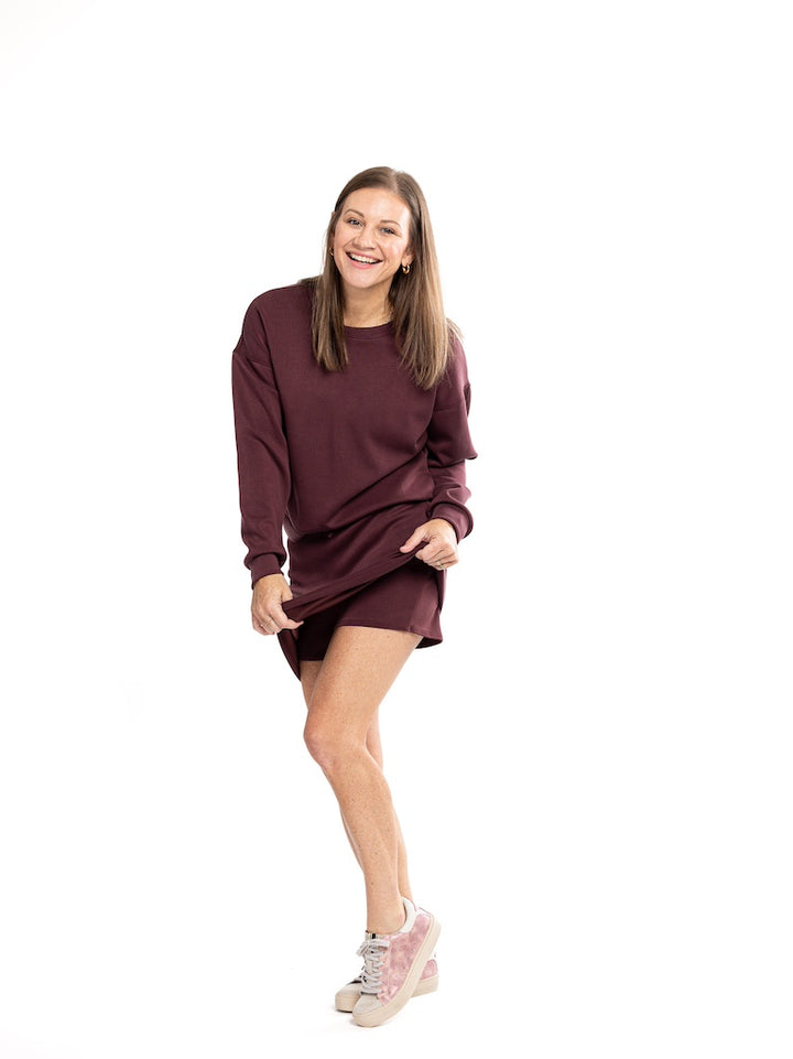 Match Made Sweatshirt & Skort Set