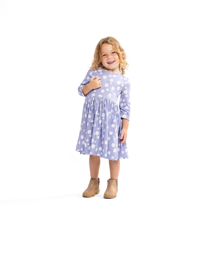 Darling Daisies Pocket Twirl Dress