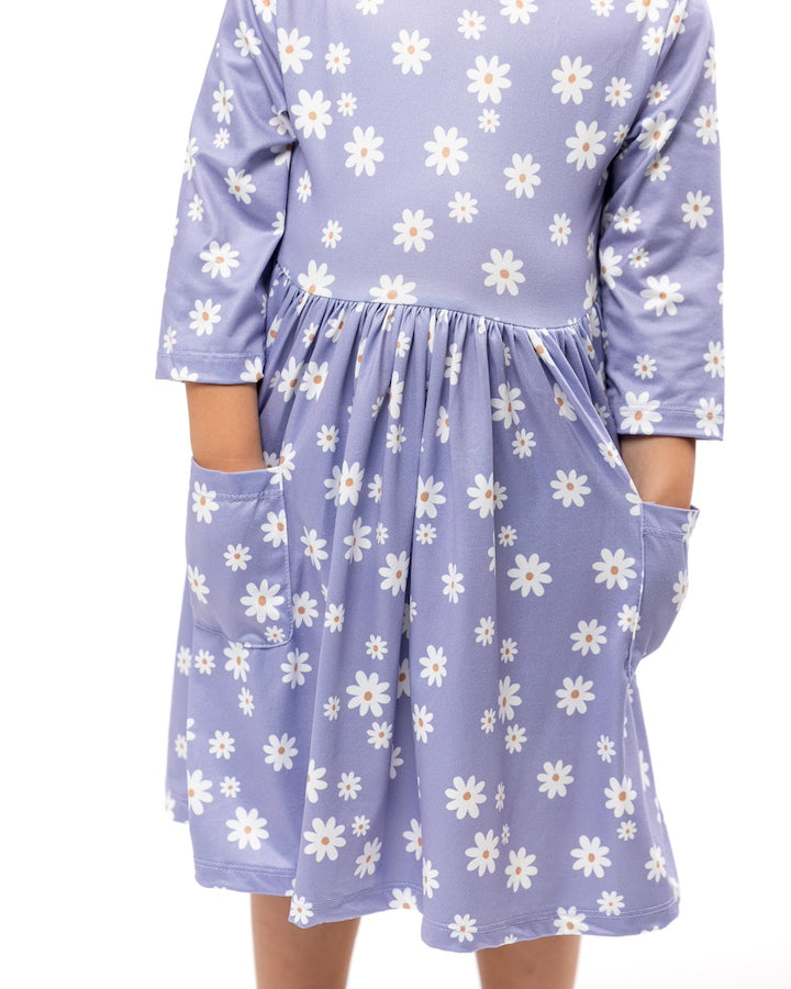 Darling Daisies Pocket Twirl Dress