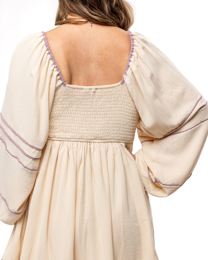 Lavender Touch Woven Dress