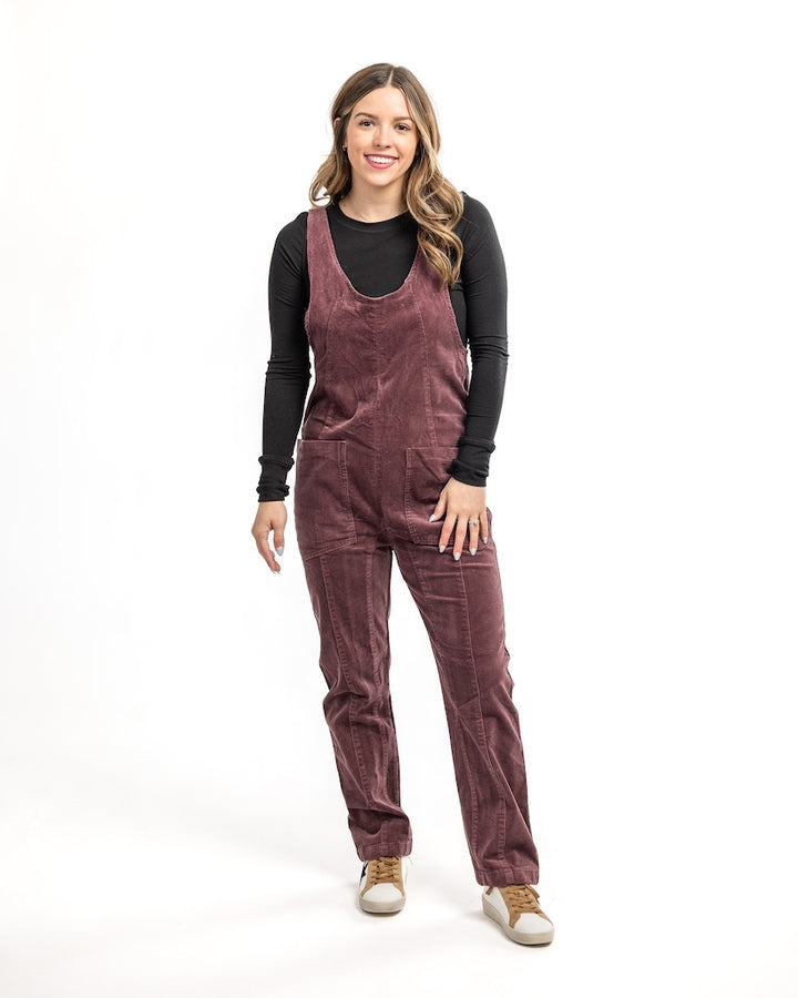 True Fall Corduroy Overall Jumpsuit