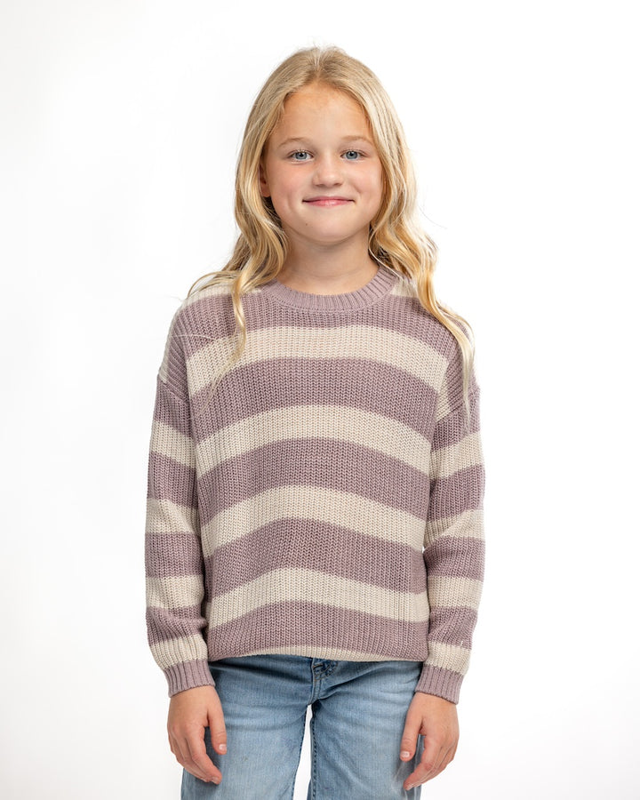 Saylor Striped Knit Sweater