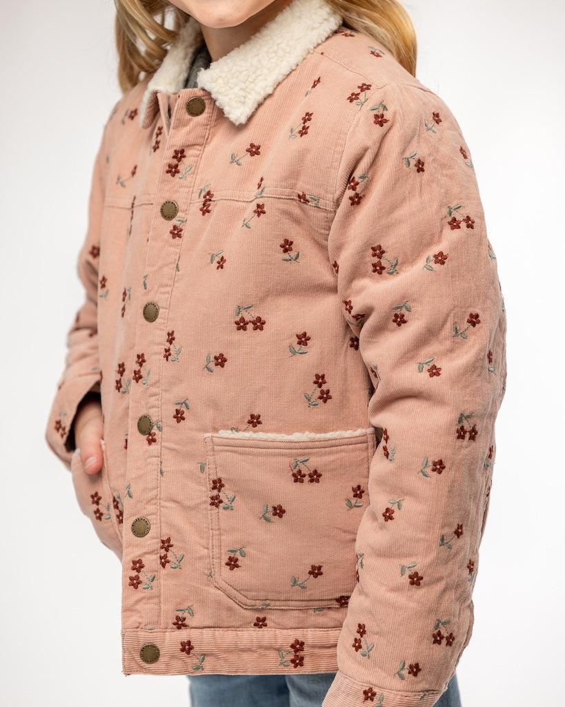 Fall Corduroy Blossom Jacket