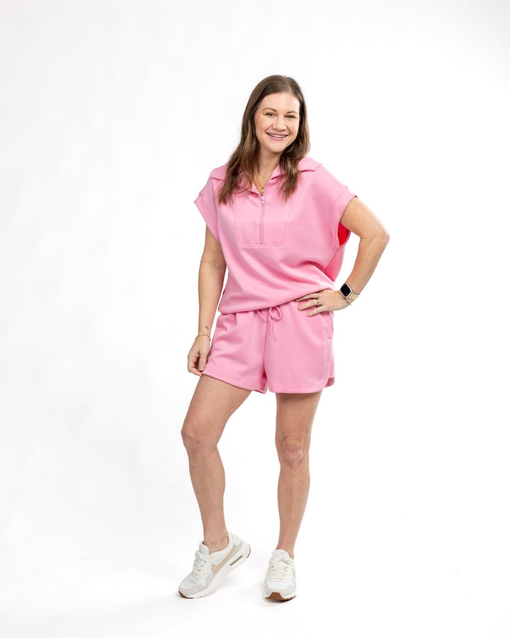 Ways Ahead Scuba Half-Zip & Shorts Set