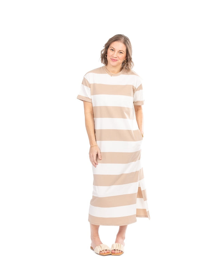 Daily Pick Striped Maxi Dress