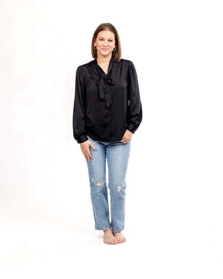 Chic Satin Blouse