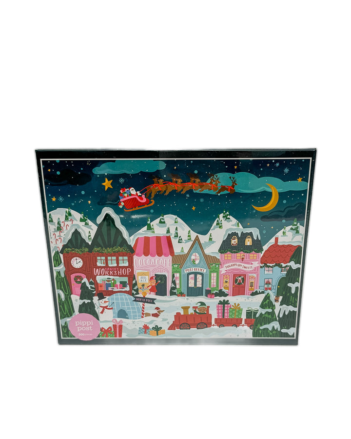 Santa's Village 500 Piece Holiday Jigsaw Puzzle