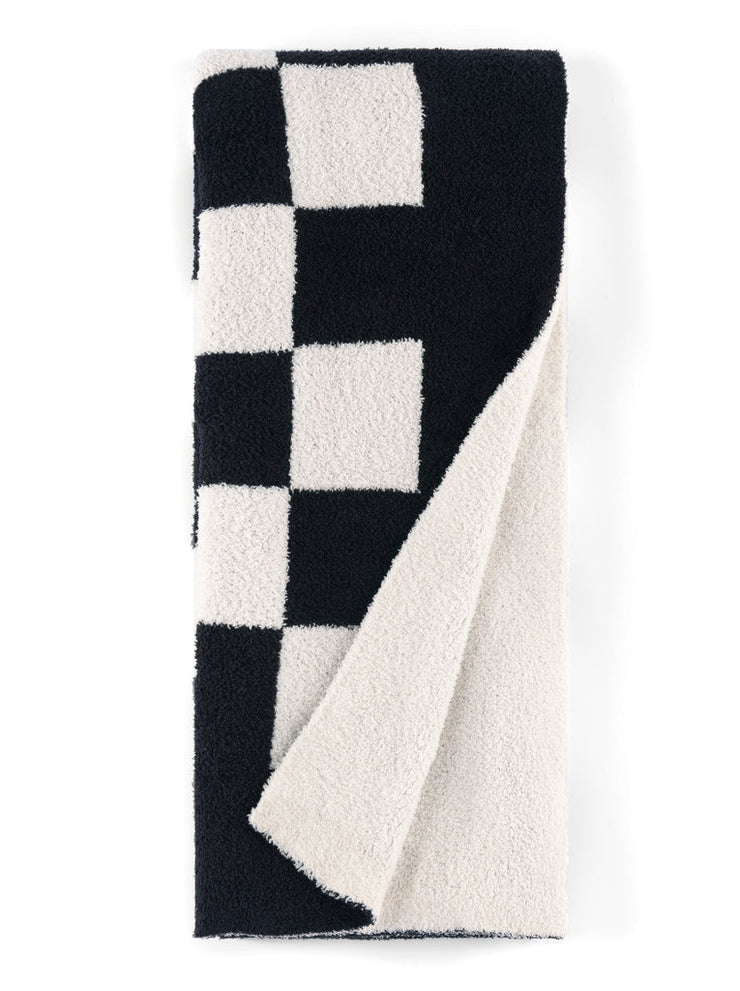 Dreamy Check Plush Oversized Throw