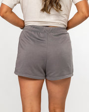 For The Weekend Charcoal Skort
