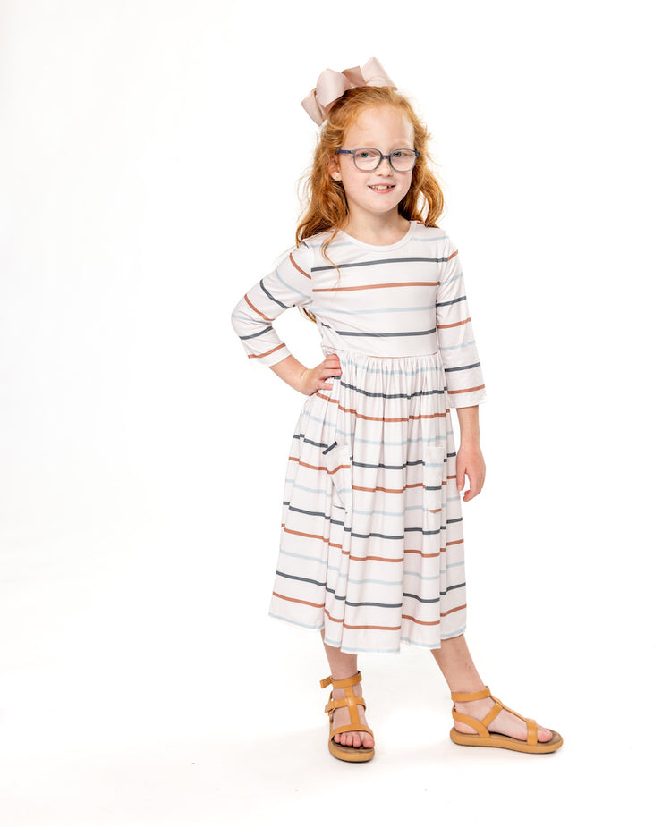 Shiloh Striped Twirl Dress