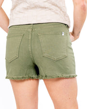 Olive Obsessed Denim Shorts