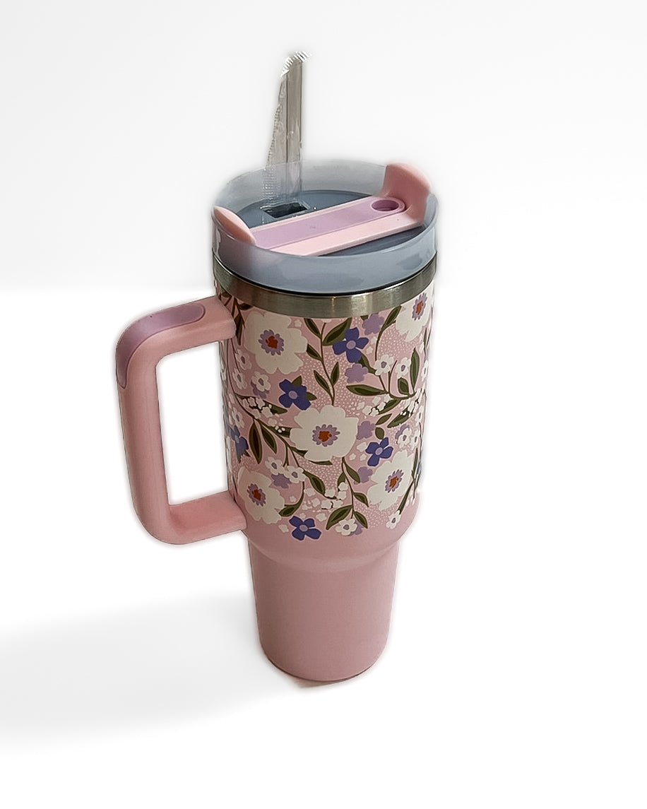 40 oz Floral Tumbler