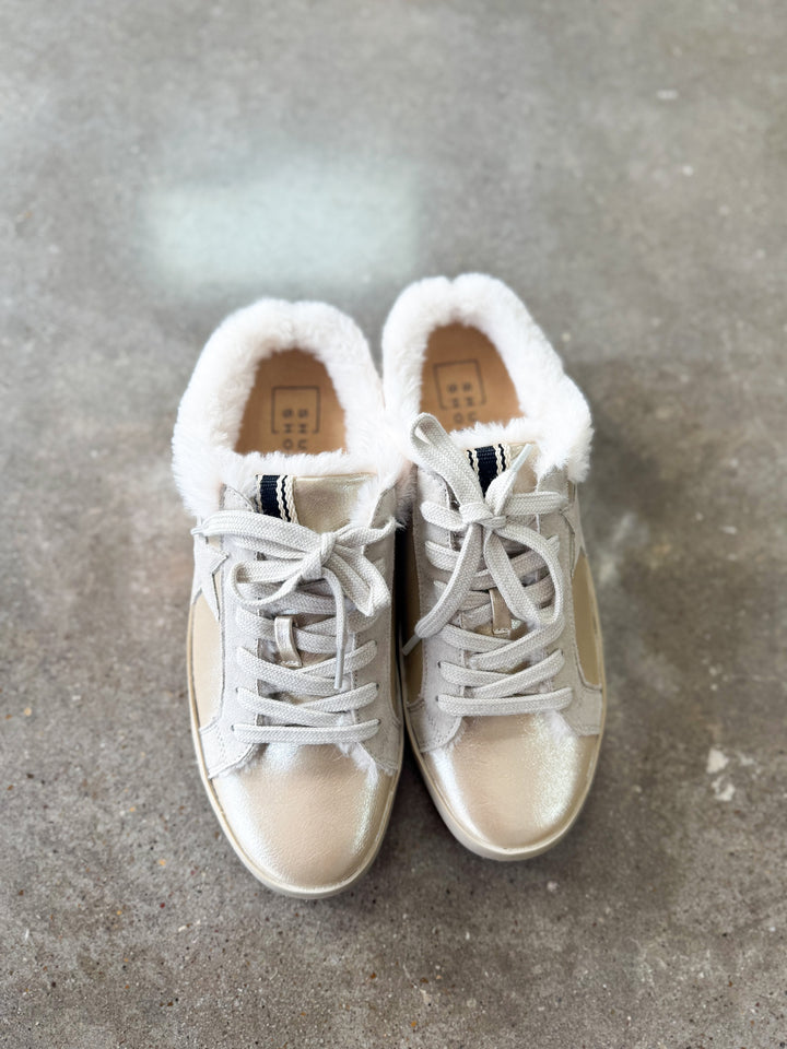 Goldie Fur Slide Sneakers