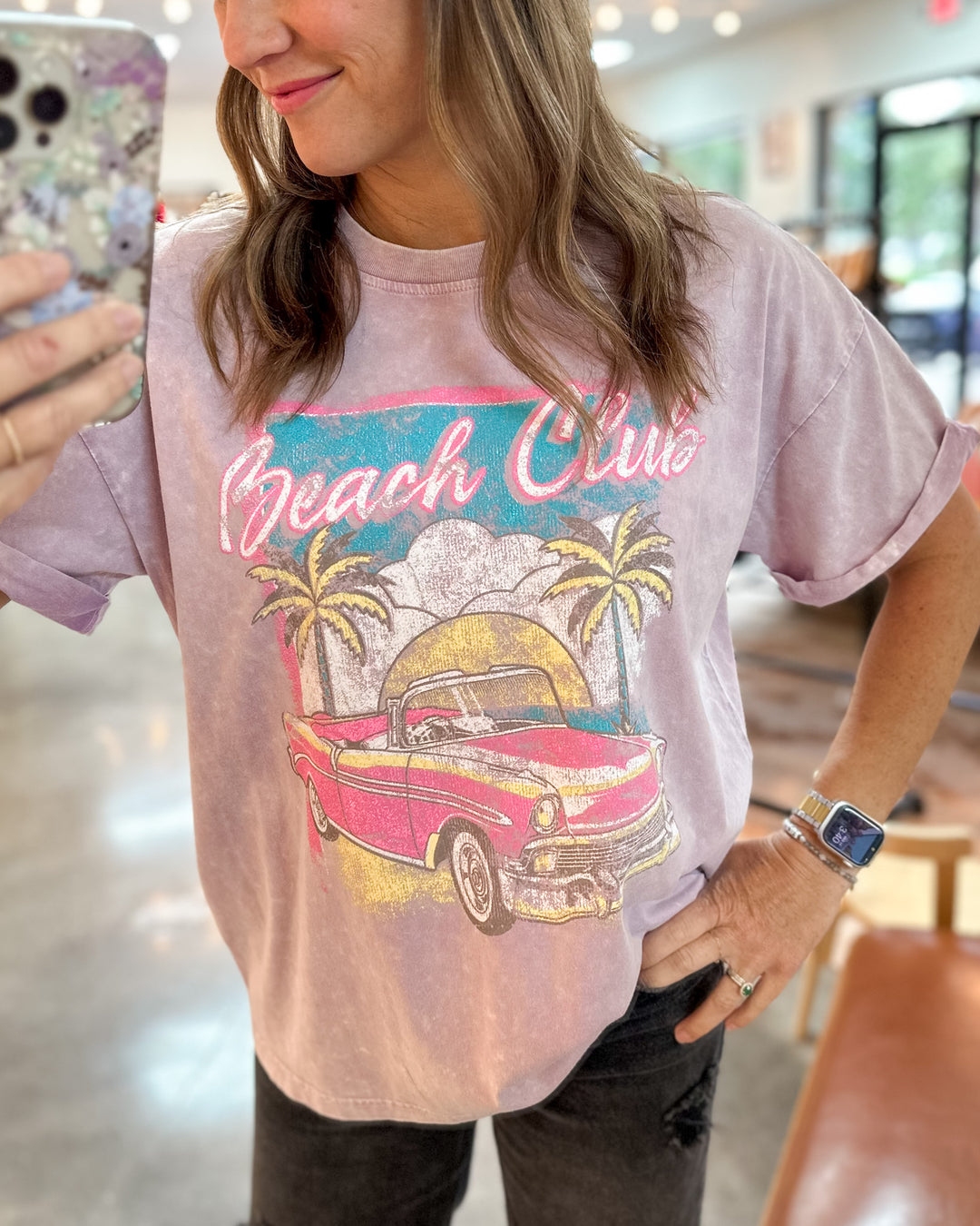 Beach Club Car Tee