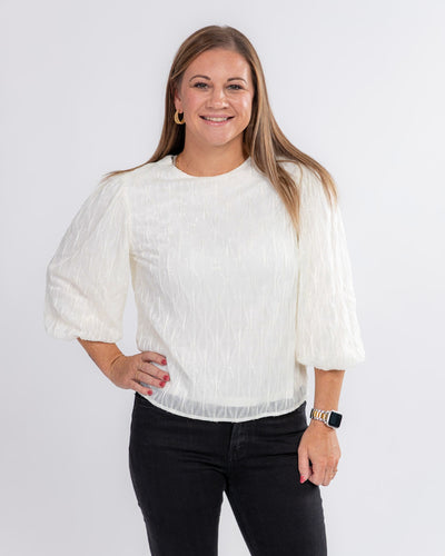 Pure Radiance Shimmer Top