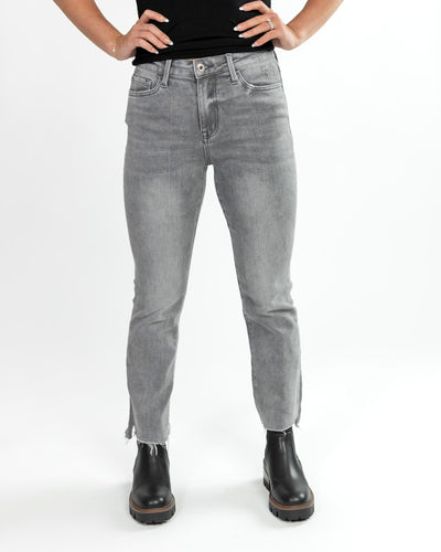No Gray Moments Crop Flare Jeans