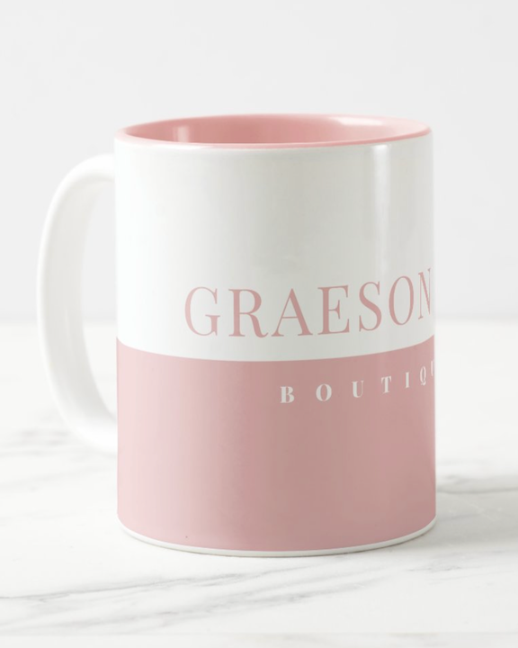 Taza de café rosa GBB 