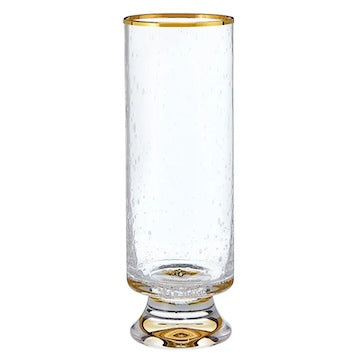 Gold Rim Champagne Glass