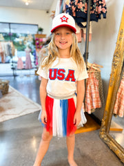 USA Patchwork Tee