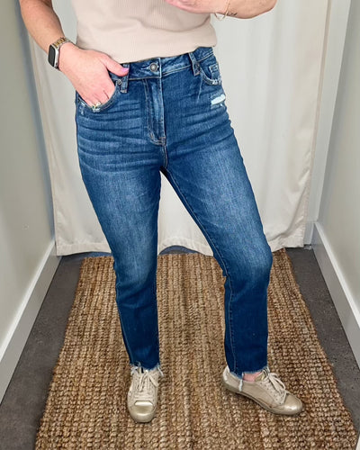 Honest Opinion High-Rise Straight Jeans