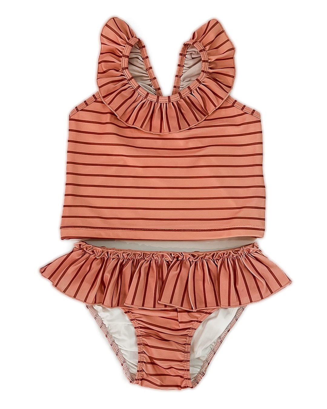 Sweet Striped Two Piece Swim Suit