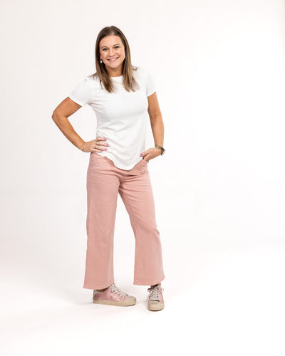 Rosemarie High-Rise Wide Crop Jeans