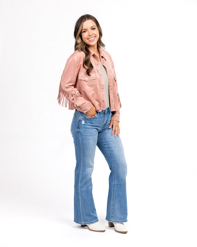 It All Counts Flare Mid-Rise Jeans