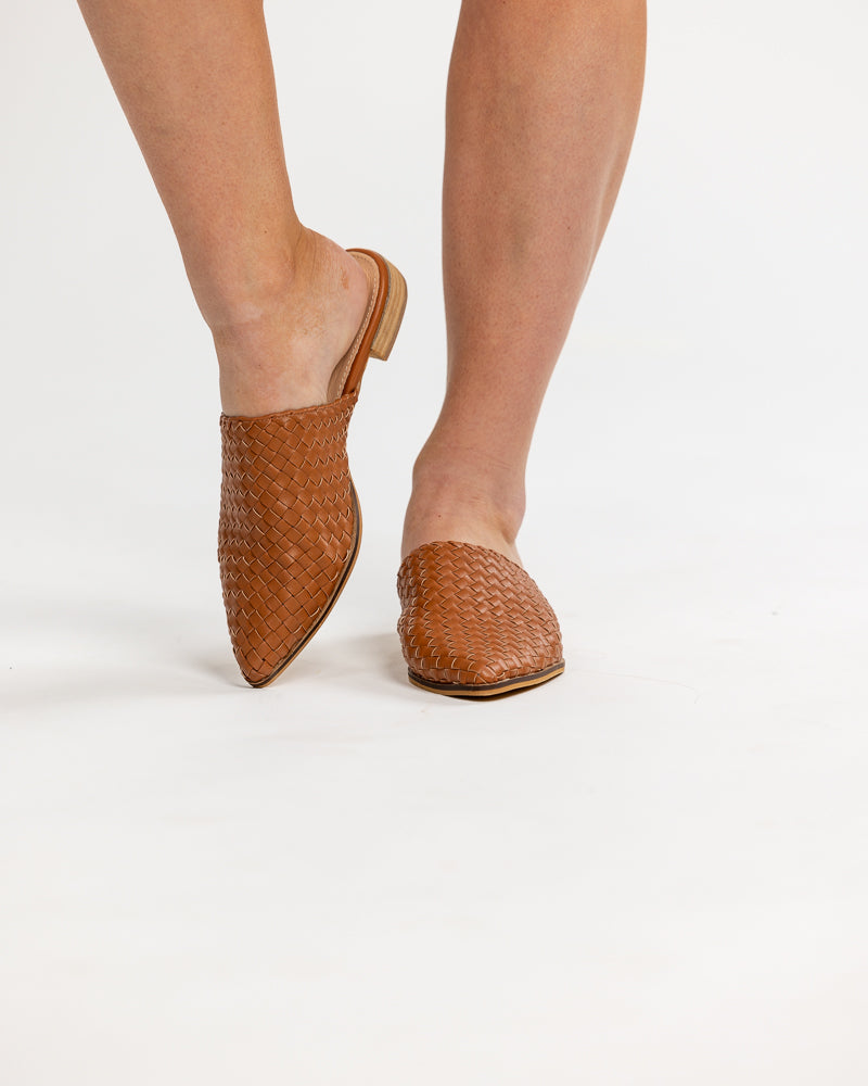 Stride By Camel Leather Flats