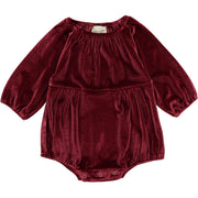 By Midnight Velvet Bubble Romper