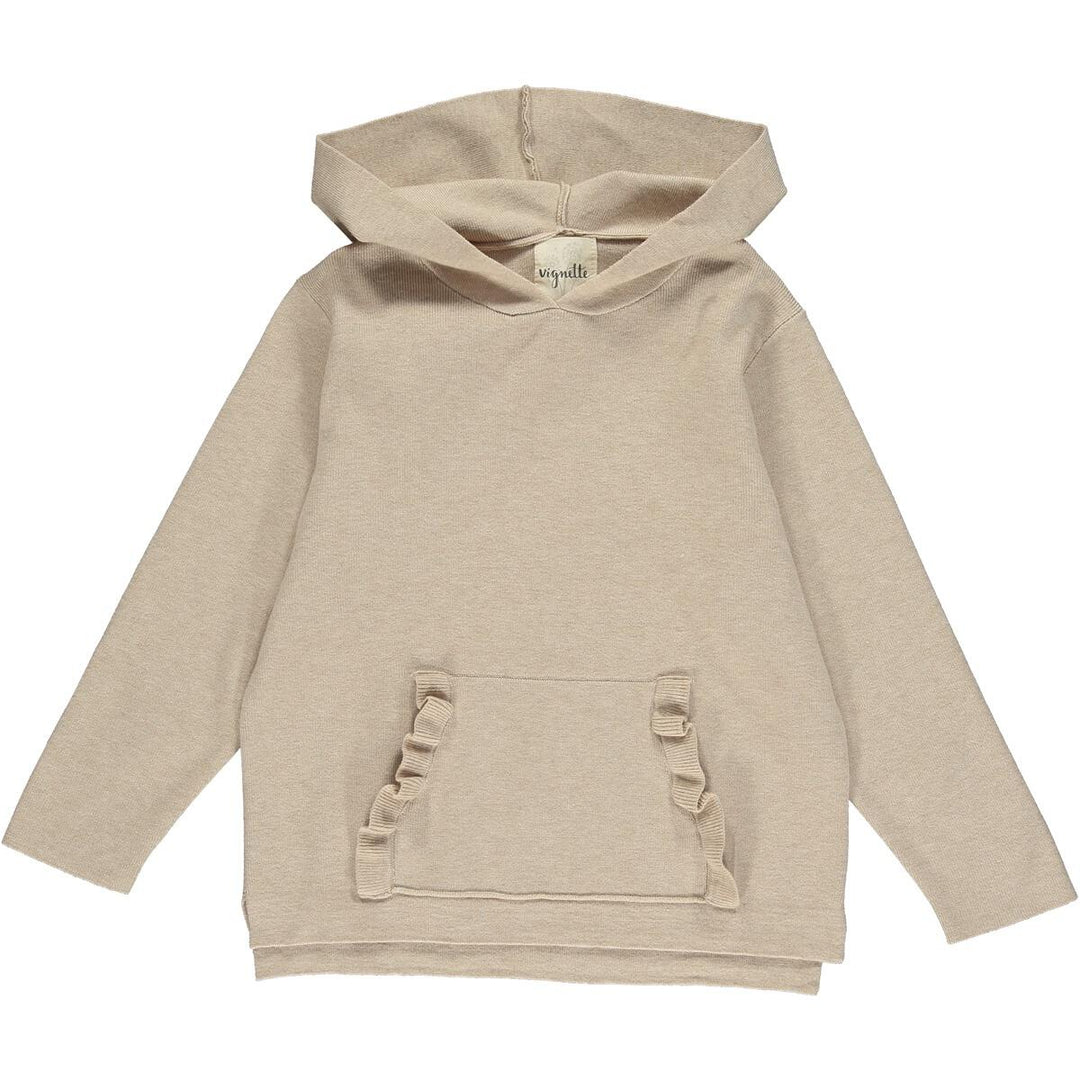 Warmly Cashmere Hoodie Top