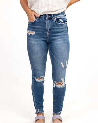 Any Moment High Rise Crop Skinny Jeans