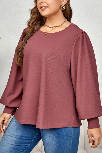 Say Yes to Fall Puff Sleeve Top
