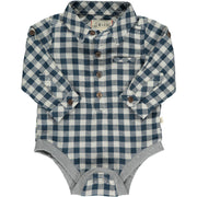 Jed Check Collared Onesie