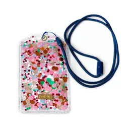 Confetti Lanyard ID Holder