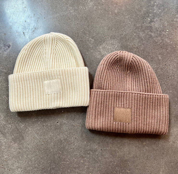 Adult Ribbed Knit Beanie