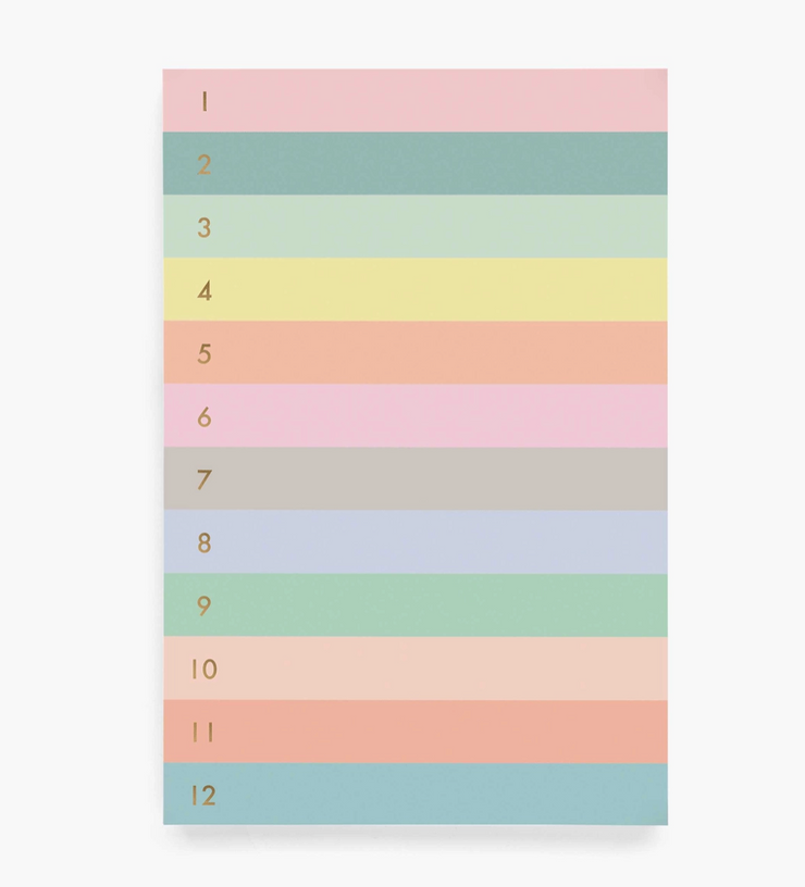 Numbered Memo Notepad